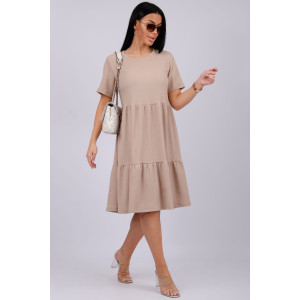 Платье женское "Эскада 6" жатка (р-ры: 46-60) бежевый