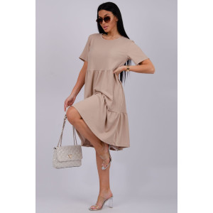 Платье женское "Эскада 6" жатка (р-ры: 46-60) бежевый
