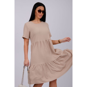 Платье женское "Эскада 6" жатка (р-ры: 46-60) бежевый