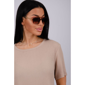 Платье женское "Эскада 6" жатка (р-ры: 46-60) бежевый