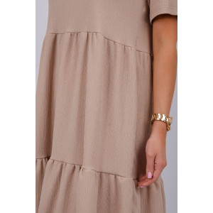 Платье женское "Эскада 6" жатка (р-ры: 46-60) бежевый