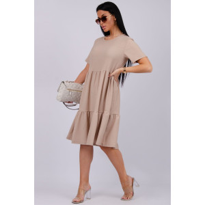 Платье женское "Эскада 6" жатка (р-ры: 46-60) бежевый
