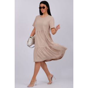 Платье женское "Эскада 6" жатка (р-ры: 46-60) бежевый