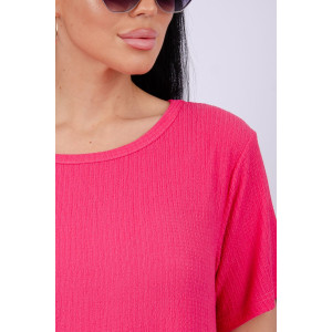 Платье женское "Эскада" жатка (р-ры: 46-60) фуксия