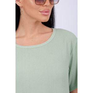 Платье женское "Эскада 3" жатка (р-ры: 46-60) фисташка