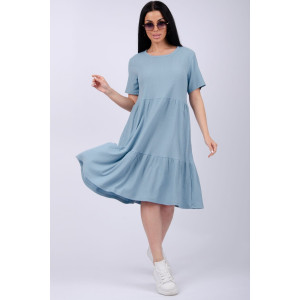 Платье женское "Эскада 4" жатка (р-ры: 46-60) туман