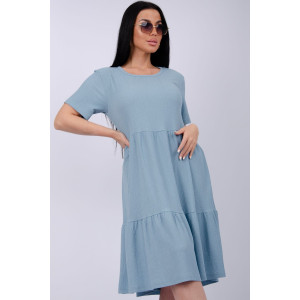 Платье женское "Эскада 4" жатка (р-ры: 46-60) туман