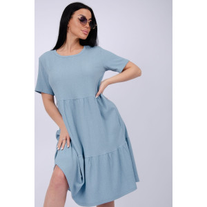 Платье женское "Эскада 4" жатка (р-ры: 46-60) туман