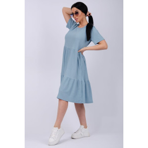 Платье женское "Эскада 4" жатка (р-ры: 46-60) туман