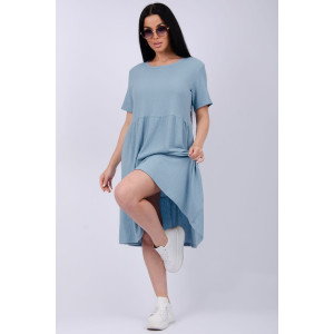 Платье женское "Эскада 4" жатка (р-ры: 46-60) туман