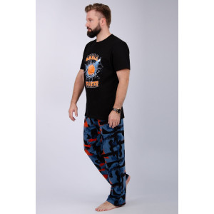 Пижама мужская "Баскетбол" кулирка (р-ры: 48-58)