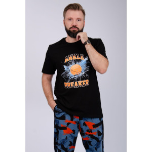 Пижама мужская "Баскетбол" кулирка (р-ры: 48-58)