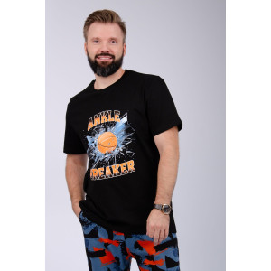 Пижама мужская "Баскетбол" кулирка (р-ры: 48-58)