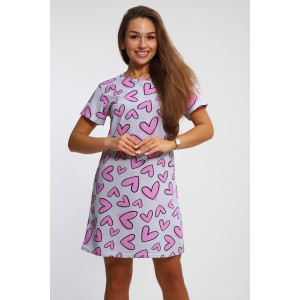 Туника женская №221 кулирка (р-ры: 44-56) серый