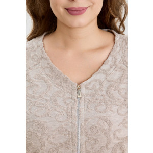 Халат женский "Махрома" махра (р-ры: 48-62) бежевый