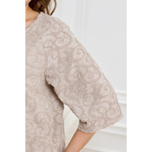 Халат женский "Махрома" махра (р-ры: 48-62) бежевый