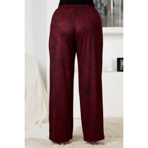 Брюки женские "Ная" бамбук (р-ры: 44-58) бордовый Брюки женские "Ная" бамбук (р-ры: 44-58) бордовый