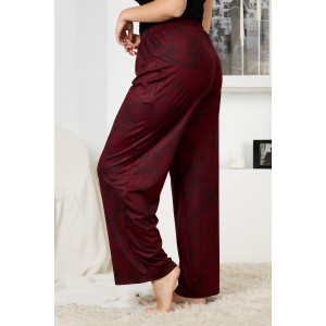 Брюки женские "Ная" бамбук (р-ры: 44-58) бордовый Брюки женские "Ная" бамбук (р-ры: 44-58) бордовый