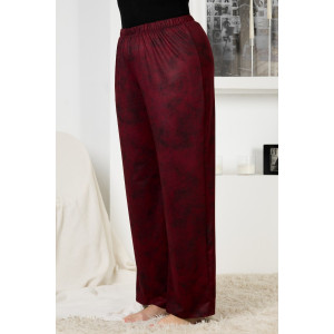 Брюки женские "Ная" бамбук (р-ры: 44-58) бордовый Брюки женские "Ная" бамбук (р-ры: 44-58) бордовый