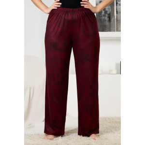 Брюки женские "Ная" бамбук (р-ры: 44-58) бордовый Брюки женские "Ная" бамбук (р-ры: 44-58) бордовый