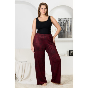 Брюки женские "Ная" бамбук (р-ры: 44-58) бордовый Брюки женские "Ная" бамбук (р-ры: 44-58) бордовый