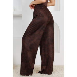 Брюки женские "Ная" бамбук (р-ры: 44-58) коричневый