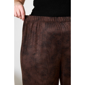 Брюки женские "Ная" бамбук (р-ры: 44-58) коричневый