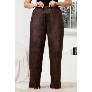 Брюки женские "Ная" бамбук (р-ры: 44-58) коричневый
