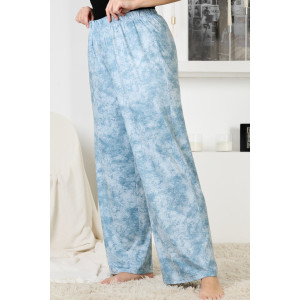 Брюки женские "Ная" бамбук (р-ры: 44-58) голубой