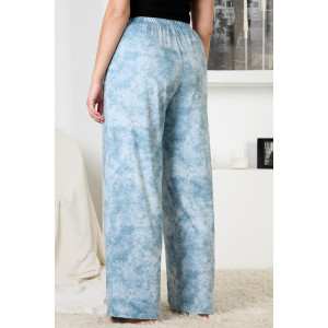 Брюки женские "Ная" бамбук (р-ры: 44-58) голубой