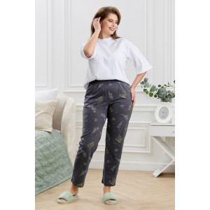 Брюки женские "Флоранс" кулирка (р-ры: 48-58) серый