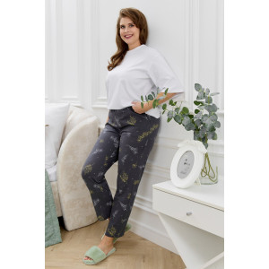 Брюки женские "Флоранс" кулирка (р-ры: 48-58) серый