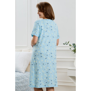 Сорочка женская "Мадера-1" кулирка (р-ры: 50-64) ромашка