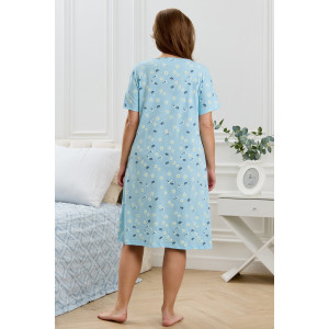 Сорочка женская "Мадера-1" кулирка (р-ры: 50-64) ромашка