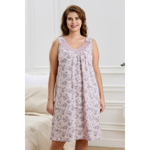 Сорочка женская "Мадера-2" кулирка (р-ры: 48-62) какао