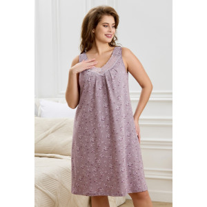 Сорочка женская "Мадера-2" кулирка (р-ры: 48-62) капучино