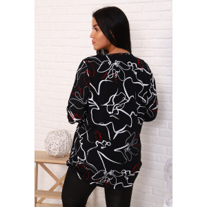 Туника женская "Сара" кулирка (последний размер) черный 54 Туника женская "Сара" кулирка (последний размер) черный 54