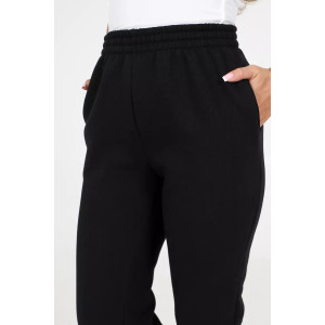 Брюки женские №35333 футер 3-х нитка с начесом (последний размер) черный 50,56 Брюки женские №35333 футер 3-х нитка с начесом (последний размер) черный 50,56