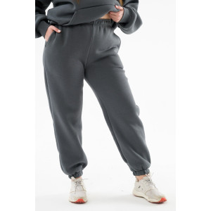 Брюки женские №89603 футер 3-х нитка с начесом (последний размер) графитовый 46-48 Брюки женские №89603 футер 3-х нитка с начесом (последний размер) графитовый 46-48