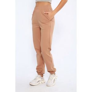 Брюки женские №21009 футер с лайкрой 2-х нитка (последний размер) светло-коричневый 50 Брюки женские №21009 футер с лайкрой 2-х нитка (последний размер) светло-коричневый 50