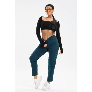 Брюки женские №10 футер 2-х нитка (последний размер) петроль 50 Брюки женские №10 футер 2-х нитка (последний размер) петроль 50