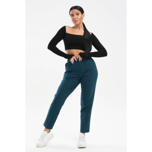 Брюки женские №10 футер 2-х нитка (последний размер) петроль 50 Брюки женские №10 футер 2-х нитка (последний размер) петроль 50