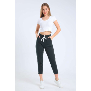 Брюки женские №22279 футер 2-х нитка (последний размер) графит 48 Брюки женские №22279 футер 2-х нитка (последний размер) графит 48