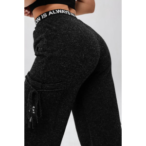 Брюки женские №67128 пике (последний размер) черный 44,50 Брюки женские №67128 пике (последний размер) черный 44,50