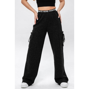 Брюки женские №67128 пике (последний размер) черный 44,50 Брюки женские №67128 пике (последний размер) черный 44,50