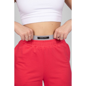 Брюки женские №11998 футер 2-х нитка (последний размер) бубль-гум 44 Брюки женские №11998 футер 2-х нитка (последний размер) бубль-гум 44