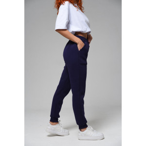 Брюки женские №8293 футер 3-х нитка с начесом (последний размер) темно-синий 48 Брюки женские №8293 футер 3-х нитка с начесом (последний размер) темно-синий 48