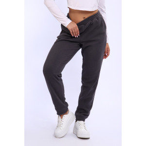 Брюки женские №32826 флис (последний размер) темно-серый 50