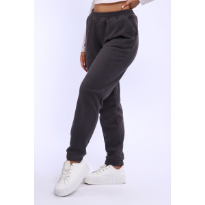 Брюки женские №32826 флис (последний размер) темно-серый 50