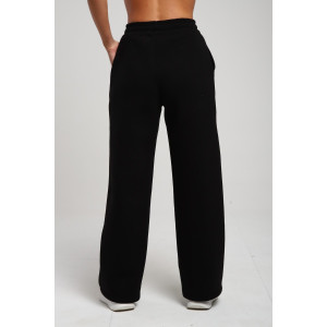 Брюки женские №78574 футер 3-х нитка с начесом (последний размер) черный 54,62